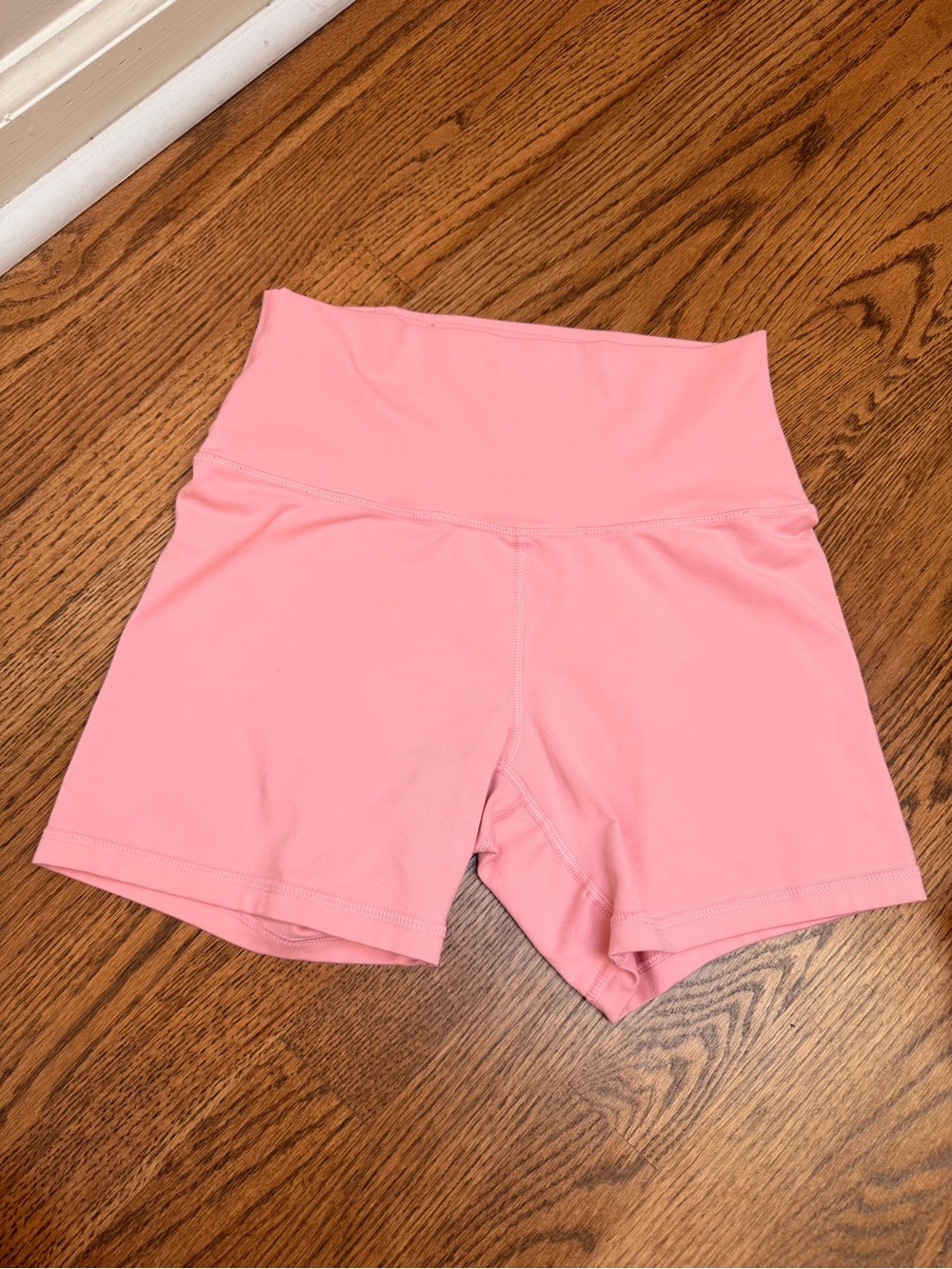 Offline by Aerie High-Waist Pink Women's Bike Shorts Medium